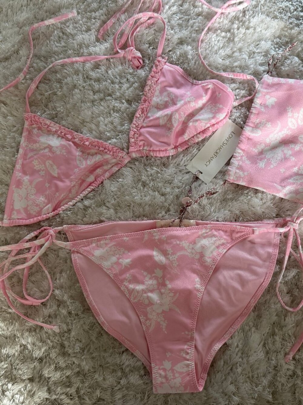 LoveShackFancy Harbor Bikini NWT